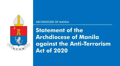 Statement of the Archdiocese of Manila against the Anti-Terrorism Act of 2020
