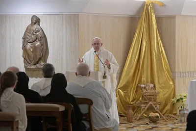 Christian faith is concrete, pope says at Mass