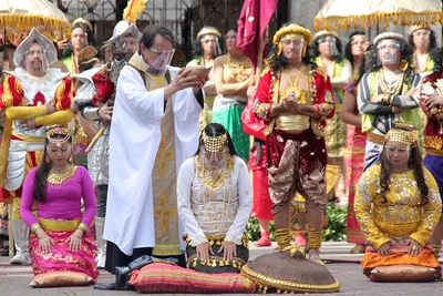LOOK: Reenactment of the First Baptism