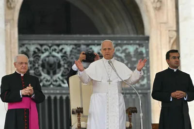Pope Leo XIV urges faiths to ‘act together’ to confront global crises