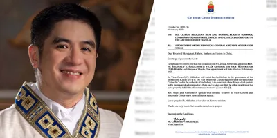 Bagong Vicar General ng Archdiocese of Manila, itinalaga ni Cardinal Advincula