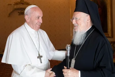Pope Francis tells Orthodox leader: I am confident we will achieve full unity
