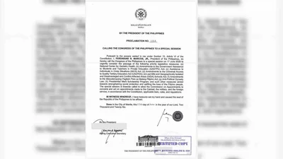 PBBM, ipinatawag ang ‘special session’ ng Kongreso para sa mga pangunahing panukalang batas - VeritasPH