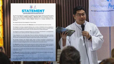 Pari, umalma sa paratang na tumanggap siya ng maleta ng pera sa 18 ex-Marines - VeritasPH