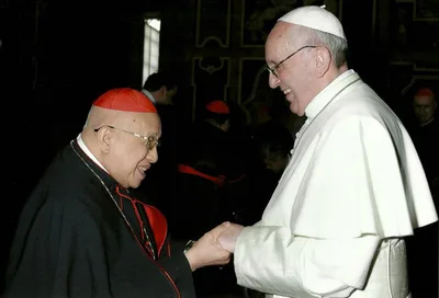 Pope Francis mourns death of Cardinal Vidal
