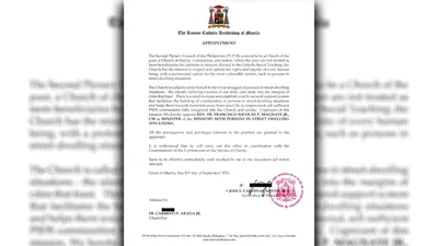 Ministry with Person in Street Dwelling, itinatag ng Archdiocese of Manila - VeritasPH