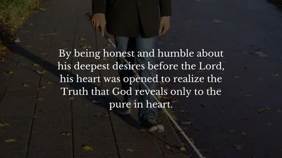 How could this blind man see this truth about Jesus?