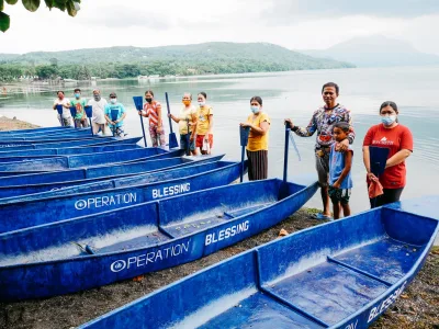 Batangas Fisherfolks to Set Sail Again After Receiving New Boats from Operation Blessing