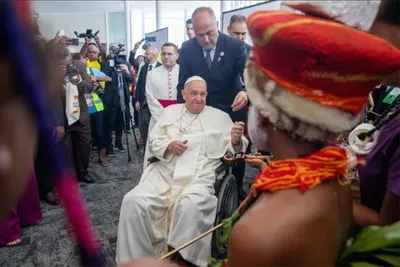 Pope Francis urges stewardship of Papua New Guinea’s resources, peace among tribes