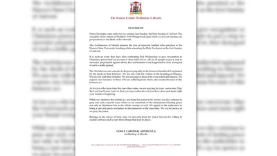“Pray and seek concrete ways for Peace,”-Cardinal Advincula