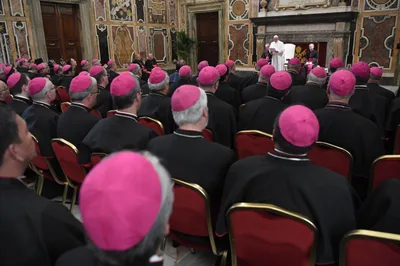 Roll up your sleeves, get ready to get dirty, pope tells new bishops