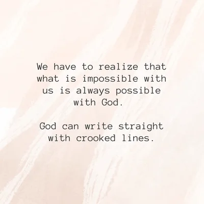 God’s power amid man’s weaknesses