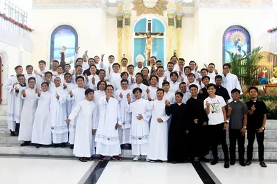 Bicol’s seminarians have ‘Year of the Clergy’-themed Christmas party