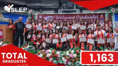 1,163 YSLEP scholars, nagtapos sa kolehiyo para sa school year 2025-2026 - VeritasPH