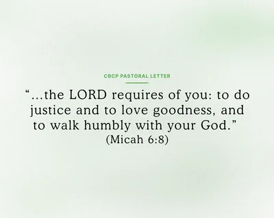 CBCP pastoral letter addressing the violence in Gaza, workers’ demands for fair wages, and the impeachment as a call for government accountability.