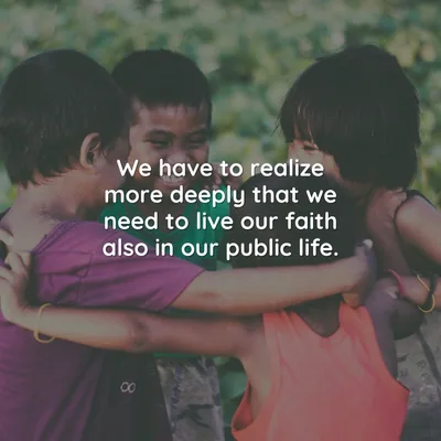 Giving witness to our faith in public