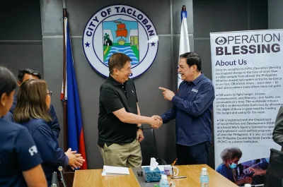 Operation Blessing Turns Over ‘Community of Hope’ Common Areas to Tacloban LGU - CBN Asia | Proclaiming Christ and Transforming Lives through Media, Prayer Counseling, Humanitarian, and Missionary Training