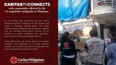 Pagtugon sa pangangailangan ng mga biktima ng lindol, pinaigting ng Caritas Philippines - VeritasPH