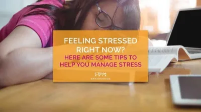 Feeling Stressed Right Now? Here are some Tips to Help You Manage Stress
