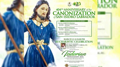 Devotee’s, inaanyayahan sa Grand Isidorian Procession 2026 - VeritasPH