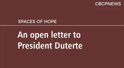 An open letter to President Duterte
