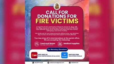 Tulong sa mga nasunugan sa Sta.Mesa Manila, panawagan ng simbahan
