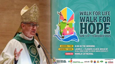 Papal Nuncio to the Philippines, nanawagan ng suporta sa Walk for Life