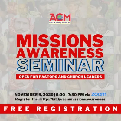 Missional amid Pandemic: ACM Opens Free Missions Awareness Seminars