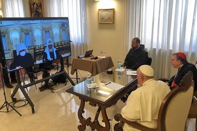 Pope Francis discusses Ukraine war with Russian Orthodox leader
