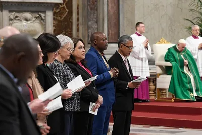 Pope Francis confers lay ministries upon ten people in St. Peter’s Basilica