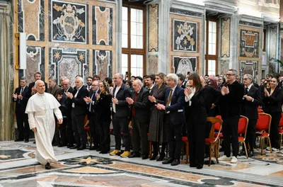 Pope Leo XIV to movie makers: Film can portray ‘longing for the infinite’