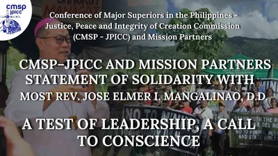 Suporta at pakikiisa kay Bishop Mangalinao, bumuhos - VeritasPH