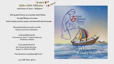 5-dekadang pakikimuhay at pakikibahagi sa buhay ng mga ordinaryong Pilipino, ipagdiwang ng Little Sisters of Jesus - VeritasPH