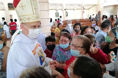 Papal nuncio spends Christmas in typhoon-ravaged Siargao