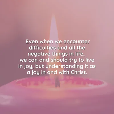 The joy of Advent