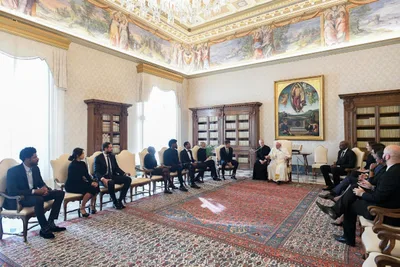 Pope Francis and NBA players discuss social justice in Vatican meeting