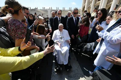The sickbed as a holy place: Pope Francis reflects on his own illness at Jubilee of Sick