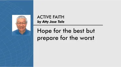 Hope for the best but prepare for the worst