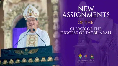 Bagong assignment ng mga pari sa Diocese of Tagbiliran, isinapubliko ng Obispo