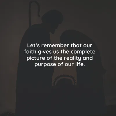 Advent and our ultimate goal