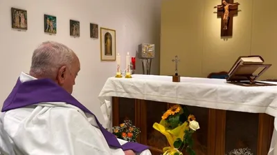 Vatican releases first photo of Pope since hospitalization