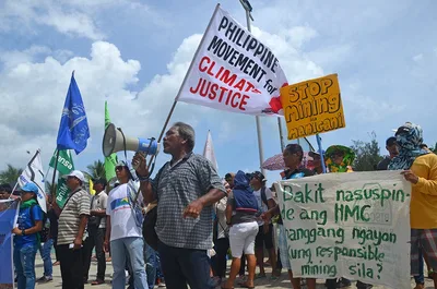 Protests erupt over Manicani mining permit renewal