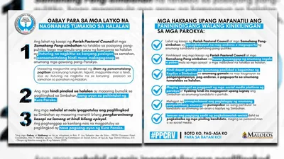 Diocese of Malolos, naglabas ng guidelines sa layko na kakandidato sa 2025 midterm elections