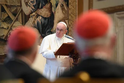 Pope Francis urges Roman Curia to confront the ‘ecclesial crisis’