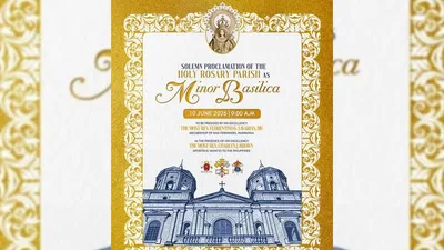 Our Lady of Most Holy Rosary parish sa Angeles Pampanga, idideklrang minor basilica - VeritasPH