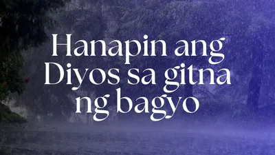 Paano natin nakakatagpo ang Diyos?
