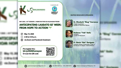 Paghahanda sa Laudato Si week 2026, kasado na - VeritasPH