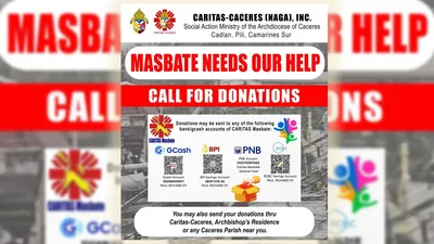 Caritas-Caceres, naglunsad ng donation drive para sa Masbate - VeritasPH