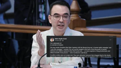 Senate President Alan Peter Cayetano, pinuna ni Cardinal David - VeritasPH