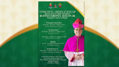 Ordination ni Bishop-elect Rufino Sescon Jr., plantsado na